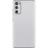 White Carbon Fiber Specialty Texture Material Galaxy S20 Fan Edition Skin